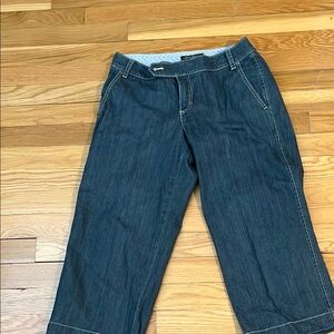 Eddie Bauer Dark Blue Cropped Jeans